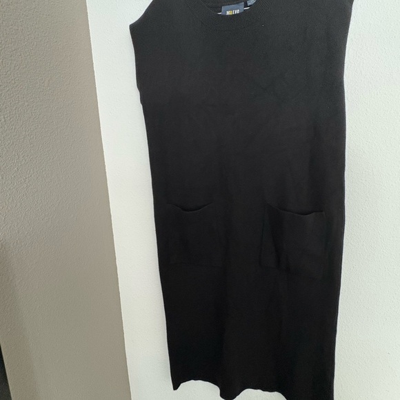 Maeve Black Sleeveless Sheath Midi Dress - Picture 5 of 5